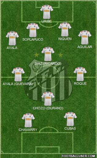 Santos FC Formation 2013