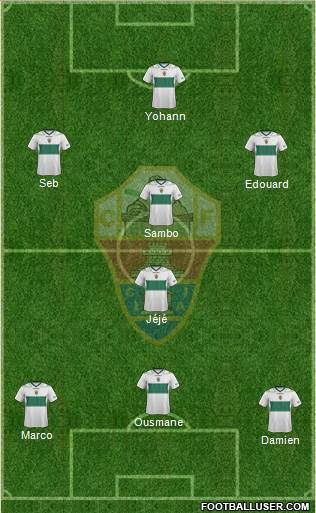 Elche C.F., S.A.D. Formation 2013