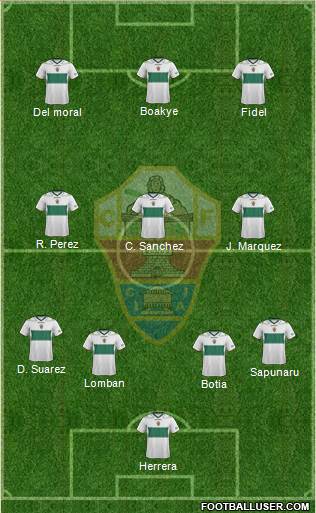 Elche C.F., S.A.D. Formation 2013