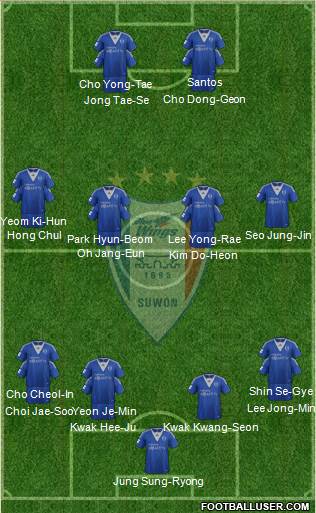 Suwon Samsung Blue Wings Formation 2013