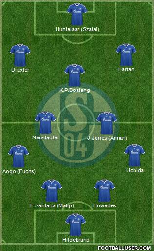 FC Schalke 04 Formation 2013