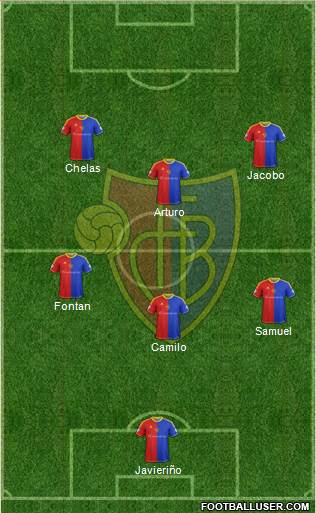 FC Basel Formation 2013