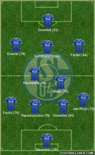 FC Schalke 04 Formation 2013