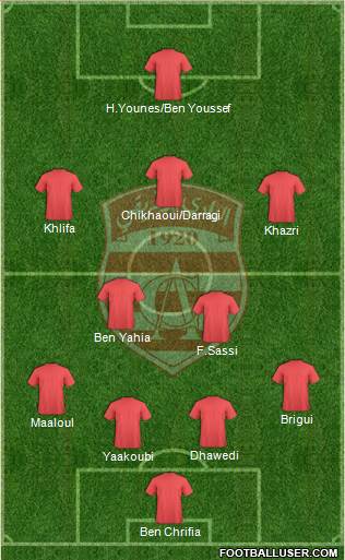 Club Africain Tunis Formation 2013