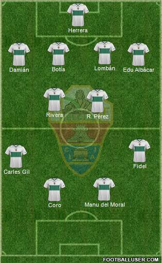 Elche C.F., S.A.D. Formation 2013