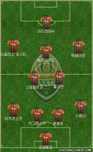 Shakhtar Donetsk Formation 2013