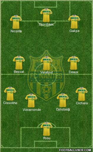 FC Nantes Formation 2013