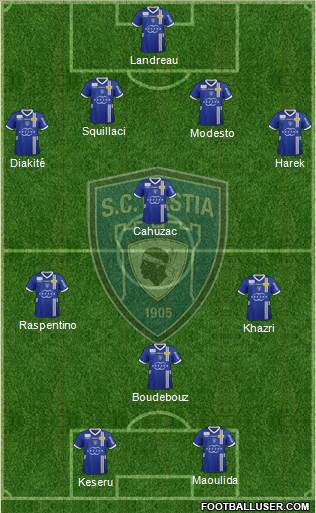 Sporting Club Bastia Formation 2013