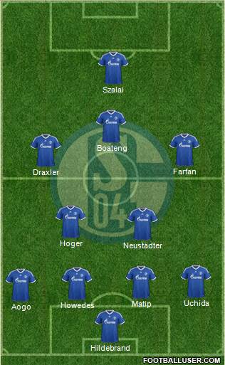 FC Schalke 04 Formation 2013