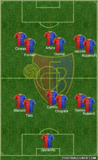 FC Basel Formation 2013