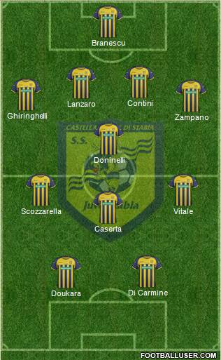 Juve Stabia Formation 2013