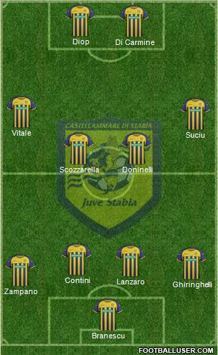 Juve Stabia Formation 2013