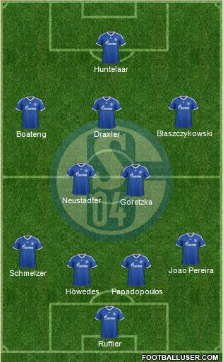 FC Schalke 04 Formation 2013