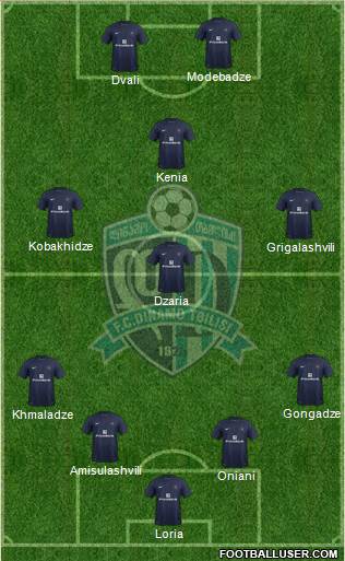 Dinamo Tbilisi Formation 2013