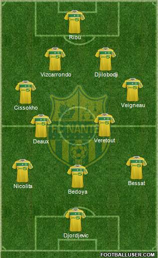 FC Nantes Formation 2013