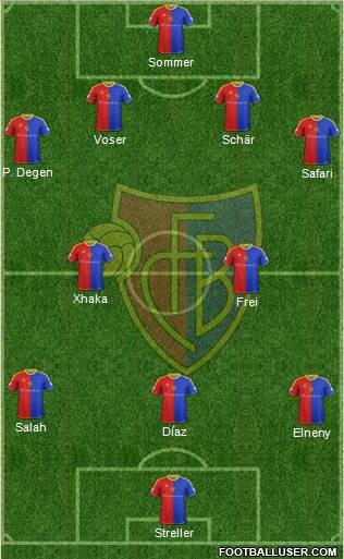 FC Basel Formation 2013