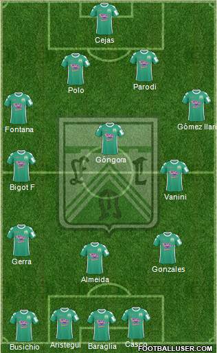 Ferro Carril Oeste Formation 2013