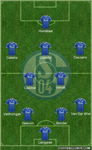 FC Schalke 04 Formation 2013