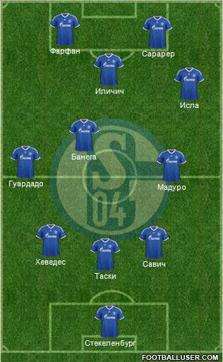 FC Schalke 04 Formation 2013