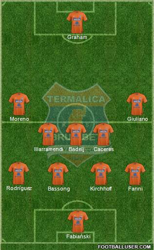 Termalica Bruk-Bet Nieciecza Formation 2013