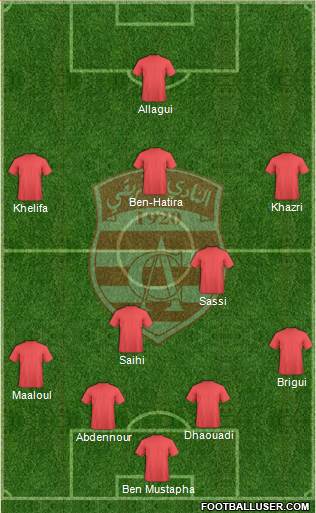 Club Africain Tunis Formation 2013