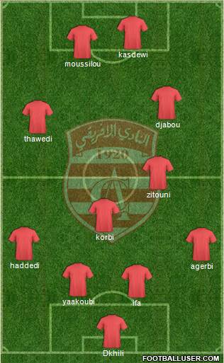 Club Africain Tunis Formation 2013