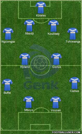 K Racing Club Genk Formation 2013