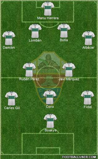 Elche C.F., S.A.D. Formation 2013