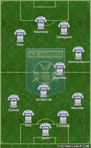 A.J. Auxerre Formation 2013