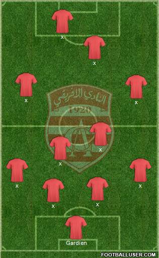 Club Africain Tunis Formation 2013