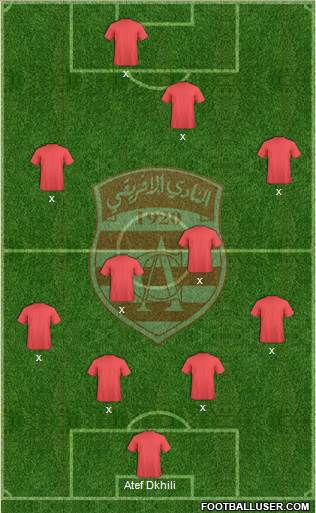 Club Africain Tunis Formation 2013