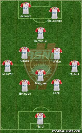 A.S. Nancy Lorraine Formation 2013