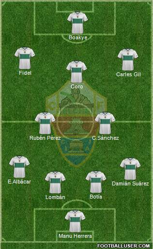 Elche C.F., S.A.D. Formation 2013