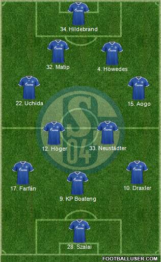 FC Schalke 04 Formation 2013