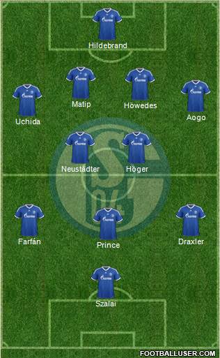 FC Schalke 04 Formation 2013