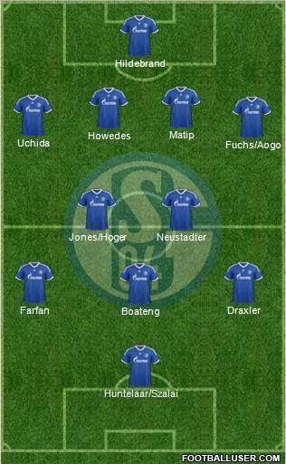 FC Schalke 04 Formation 2013