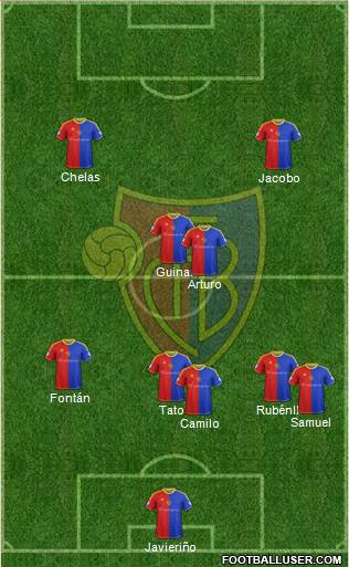 FC Basel Formation 2013