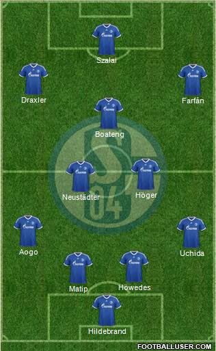 FC Schalke 04 Formation 2013