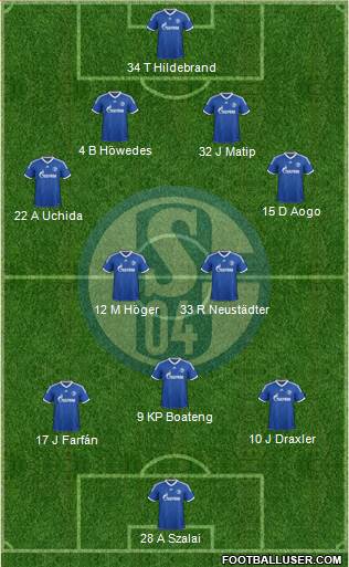 FC Schalke 04 Formation 2013