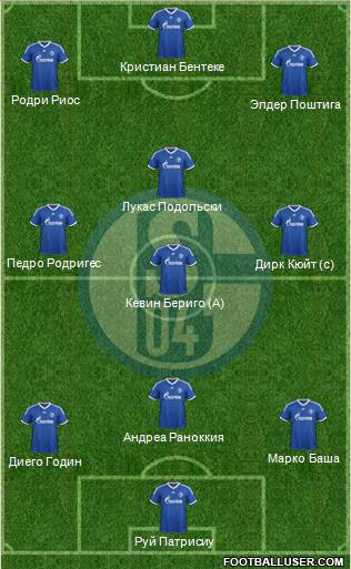 FC Schalke 04 Formation 2013