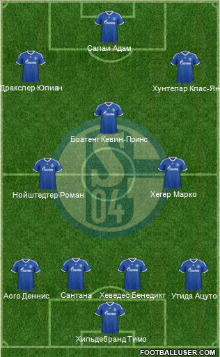 FC Schalke 04 Formation 2013