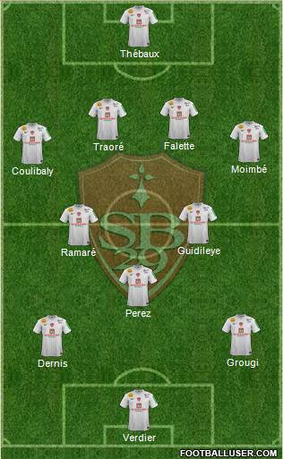 Stade Brestois 29 Formation 2013