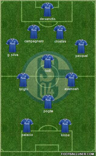 FC Schalke 04 Formation 2013