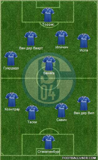 FC Schalke 04 Formation 2013