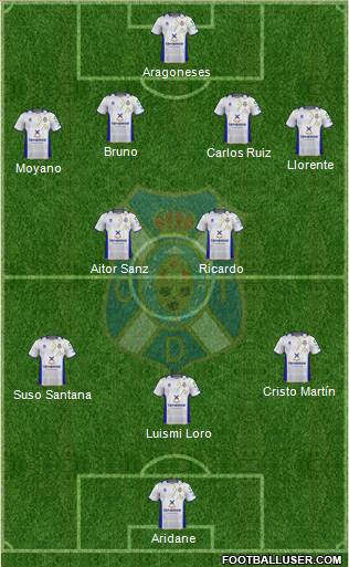 C.D. Tenerife S.A.D. Formation 2013