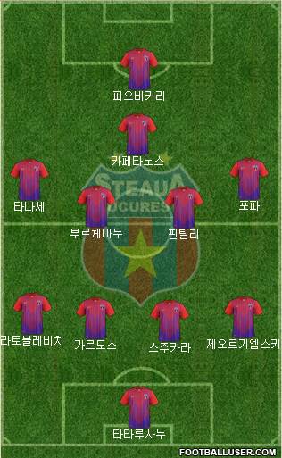 FC Steaua Bucharest Formation 2013