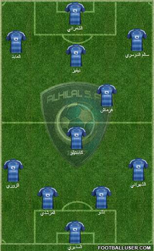 Al-Hilal (KSA) Formation 2013