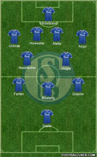 FC Schalke 04 Formation 2013