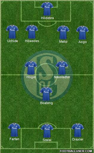 FC Schalke 04 Formation 2013