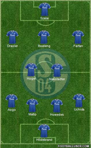 FC Schalke 04 Formation 2013